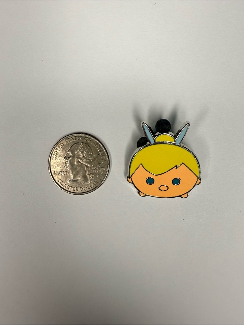 Authentic Disney enamel trading pin featuring Tinker Bell